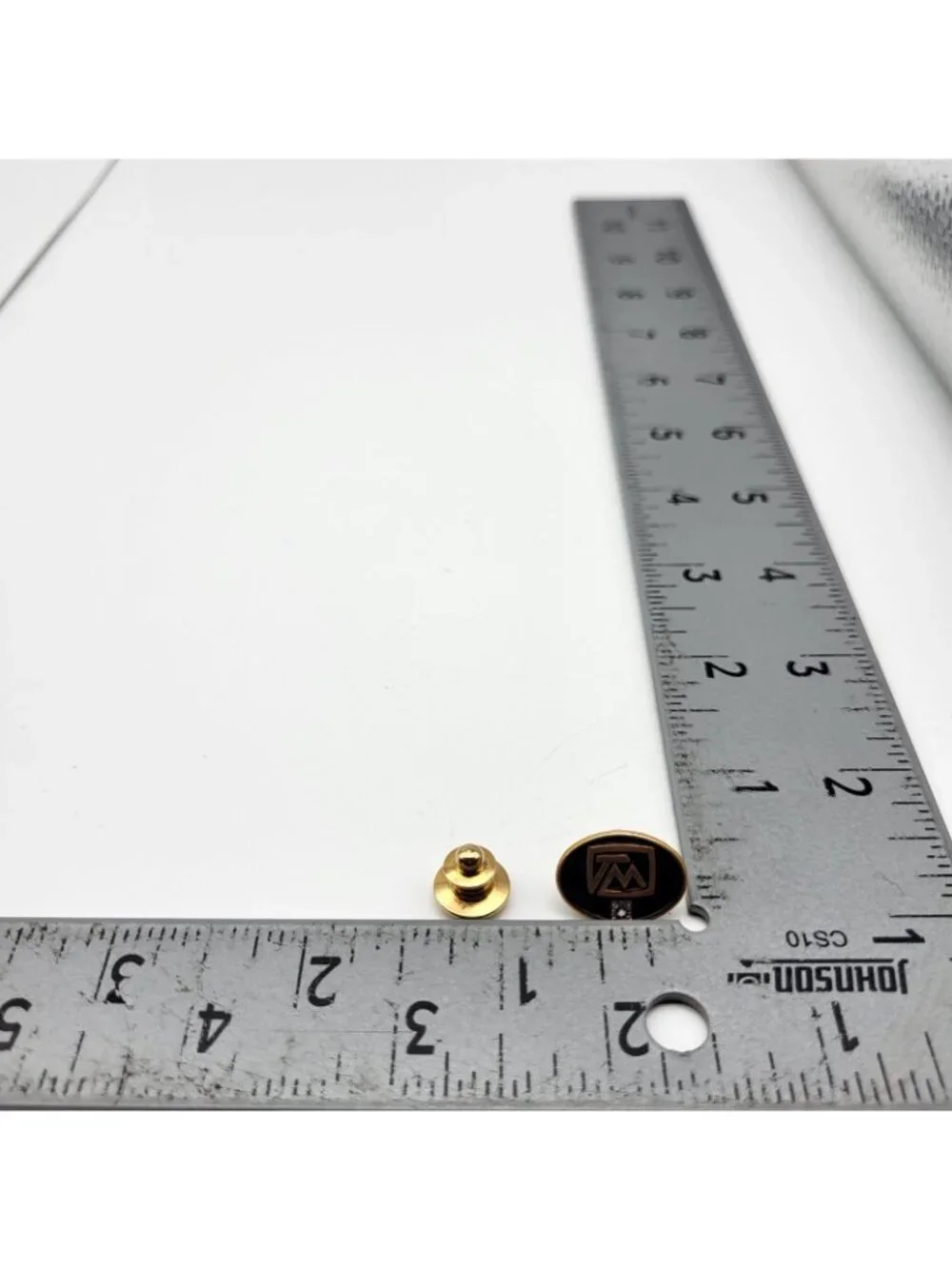 Vintage Gold Filled tie tack employee award lapel pin